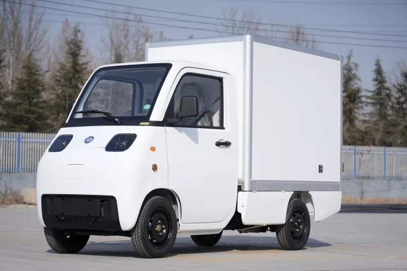Mini veicoli elettrici Cargo Box 4 ruote Porte laterali